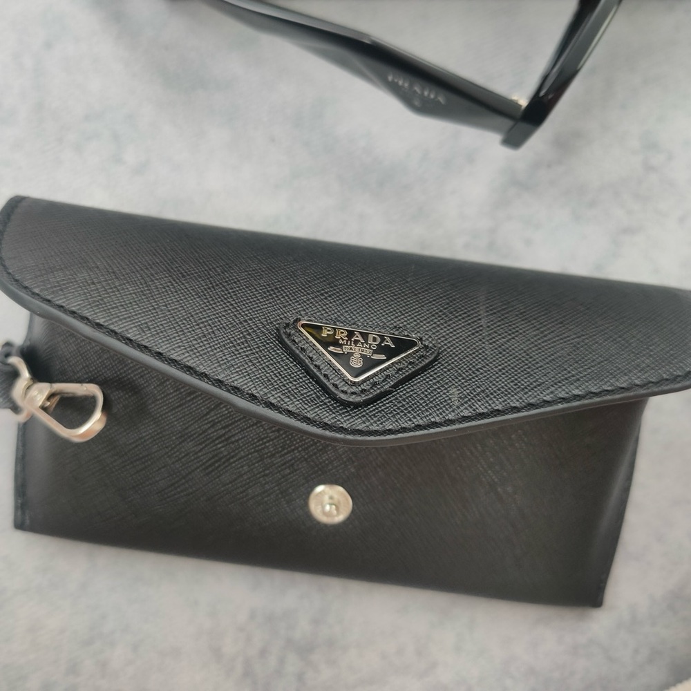 Prada Black Unisex Sunglasses - Picture 8 of 9